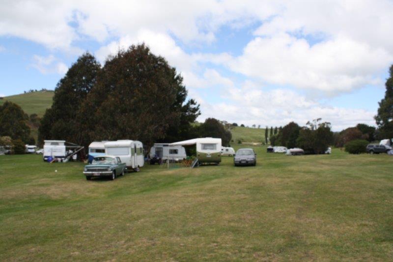 campsites on the course